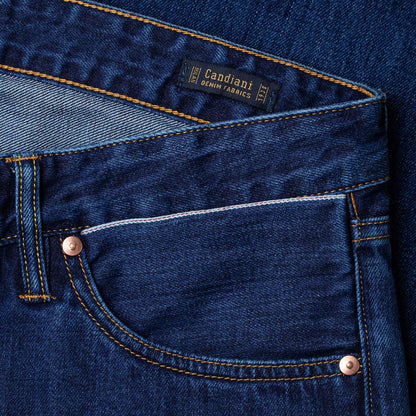 B-07 Relaxed Straight - 13.5oz. Stonewashed Selvedge
