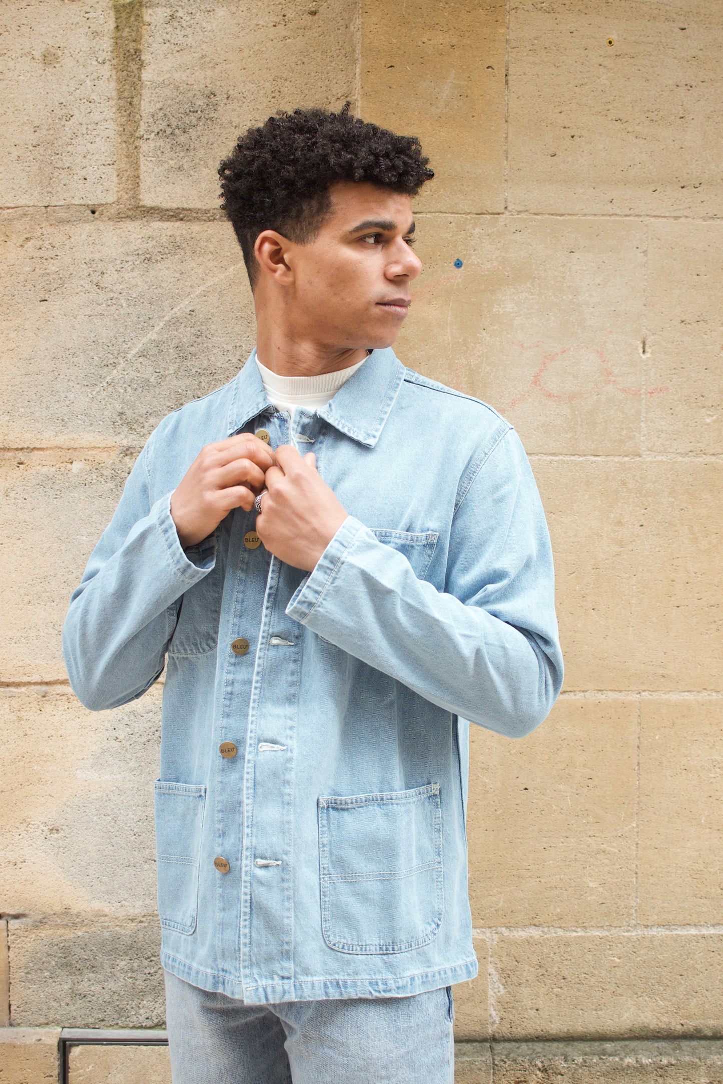 Denim Jacket - Stone Bleached
