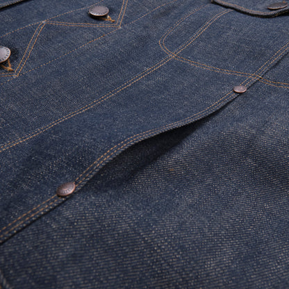 High Low Jacket - 13oz Natural Indigo Selvedge