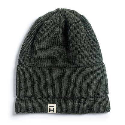 Mechanic Beanie Virgin Wool - Military Green