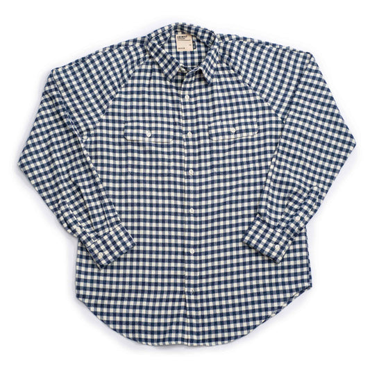 Checked Flannel Shirt - Ink/Seashell