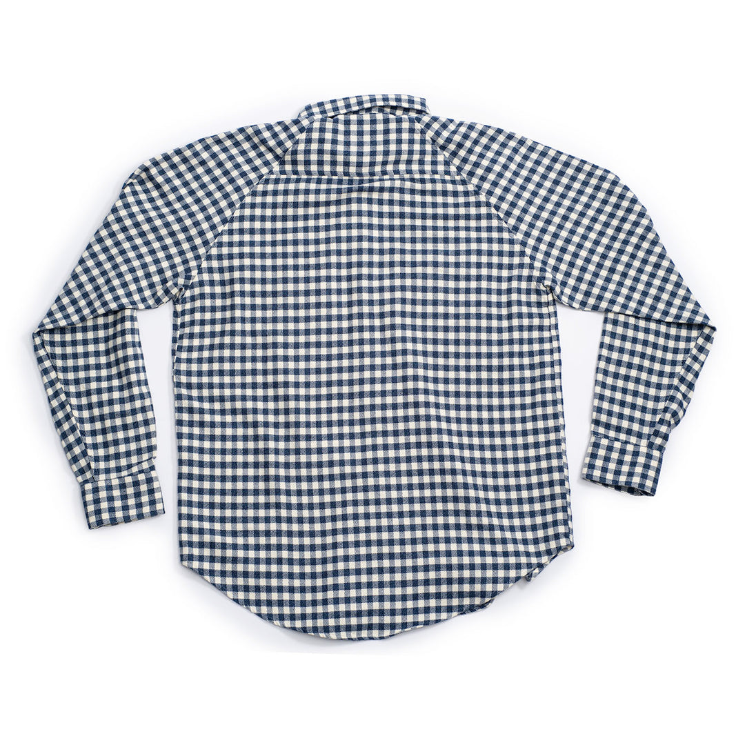 Checked Flannel Shirt - Ink/Seashell