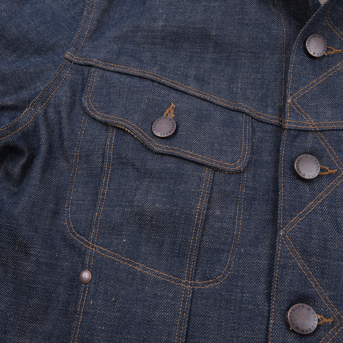 High Low Jacket - 13oz Natural Indigo Selvedge