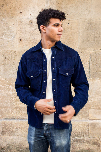 Packard Overshirt - Indigo Corduroy