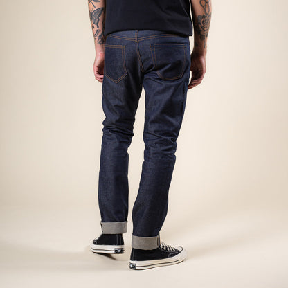 B-01 Slim - 14oz. Aged Indigo Selvedge
