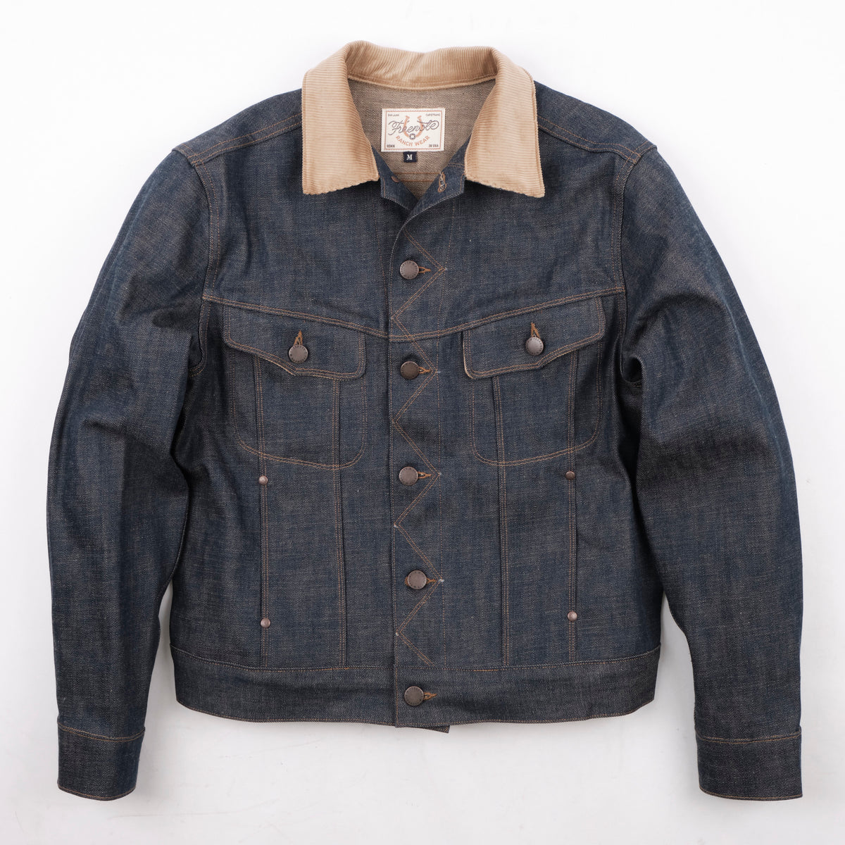 High Low Jacket - 13oz Natural Indigo Selvedge