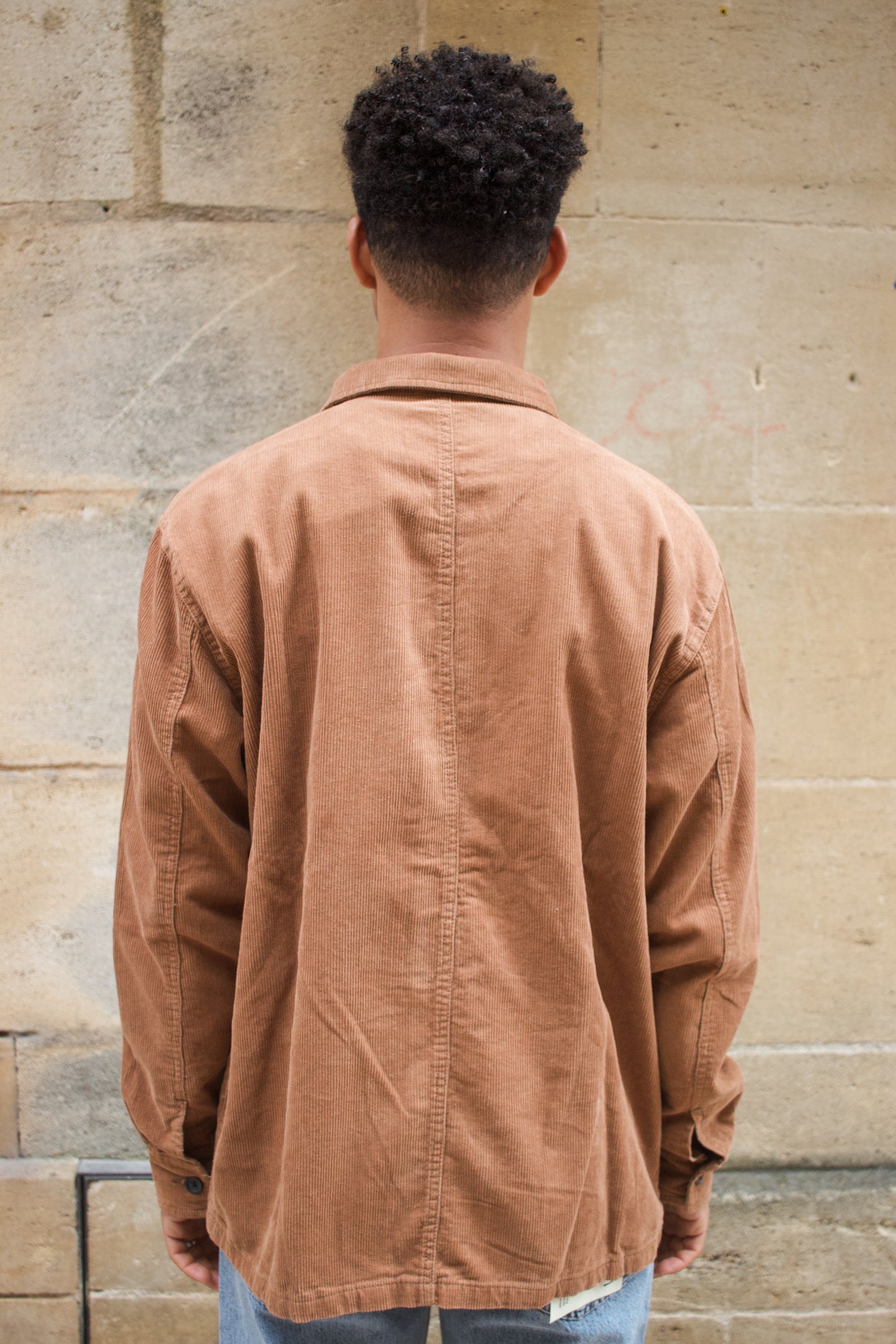 Worker Jacket Cord - Beige