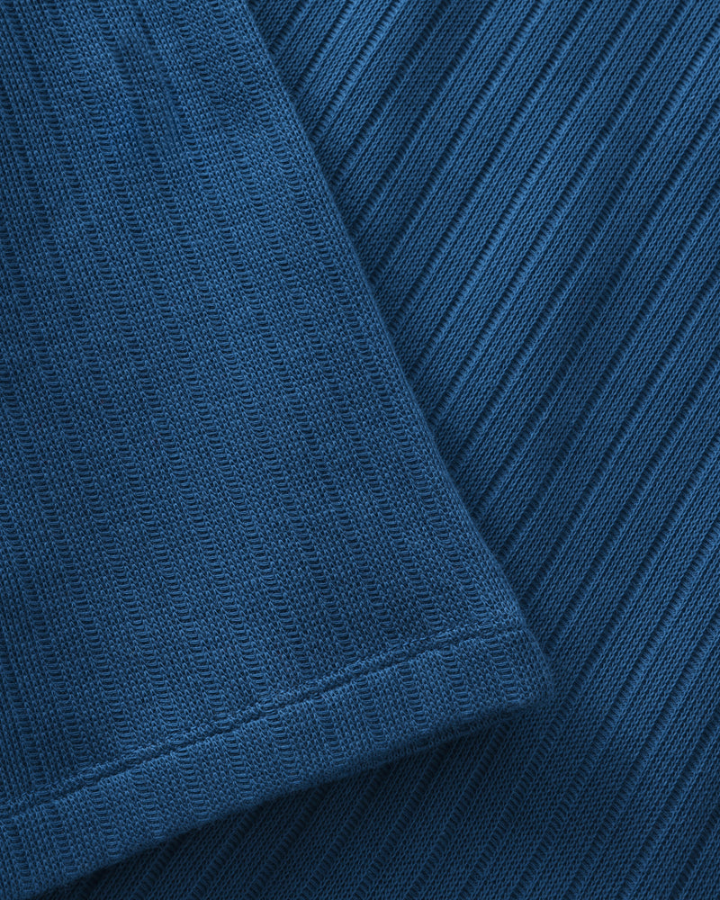 Heavy Ribbed Tee - Royal Blue