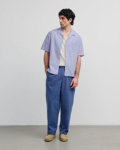 Bowling Shirt - Blue Stripes