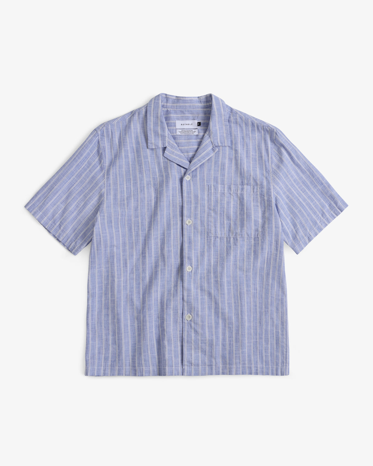 Bowling Shirt - Blue Stripes