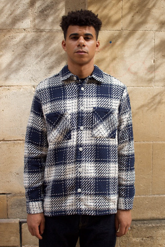 Whiting Overshirt - Marine Beatnik V3