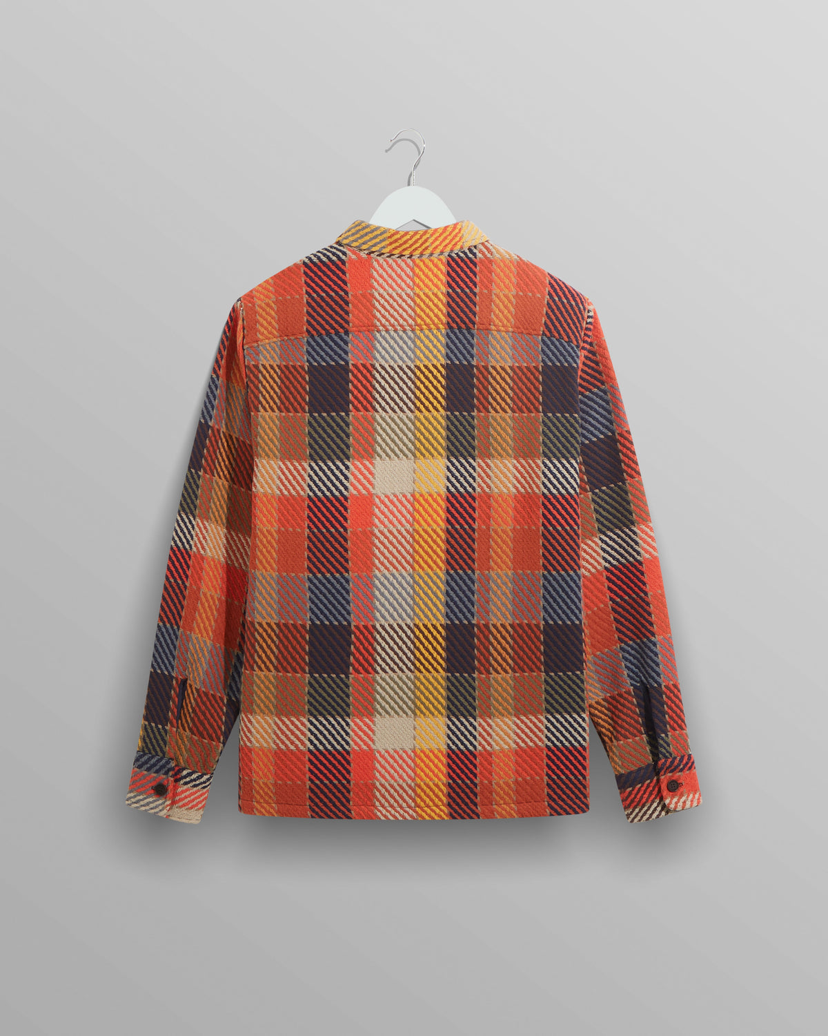 Whiting Overshirt - Pike Check - Orange/Multi