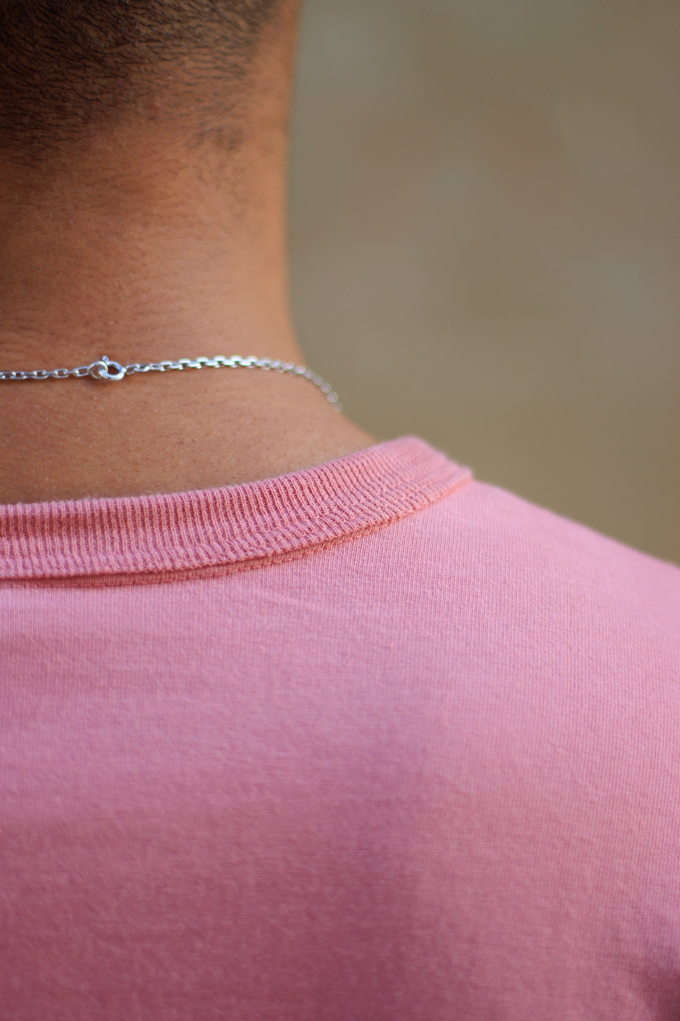 Garment Dye LS Tee - Faded Pink