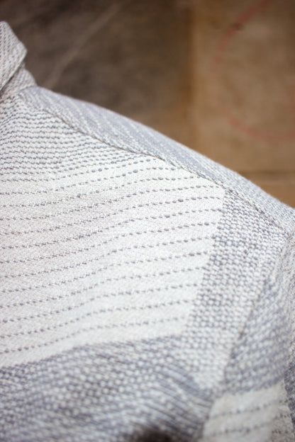 Shop Jacket - Ash Zig-Zag Jacquard