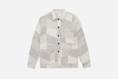 Shop Jacket - Ash Zig-Zag Jacquard