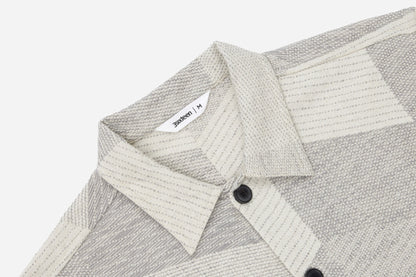 Shop Jacket - Ash Zig-Zag Jacquard