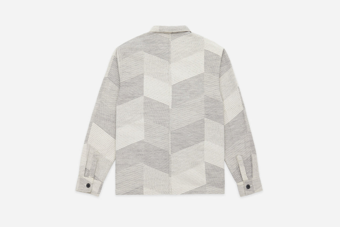 Shop Jacket - Ash Zig-Zag Jacquard