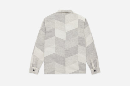 Shop Jacket - Ash Zig-Zag Jacquard