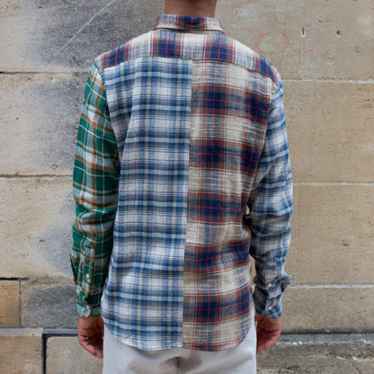 Check Block Shirt - Green