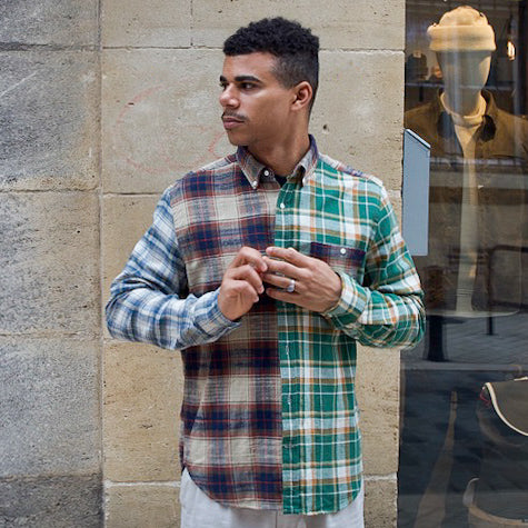 Check Block Shirt - Green
