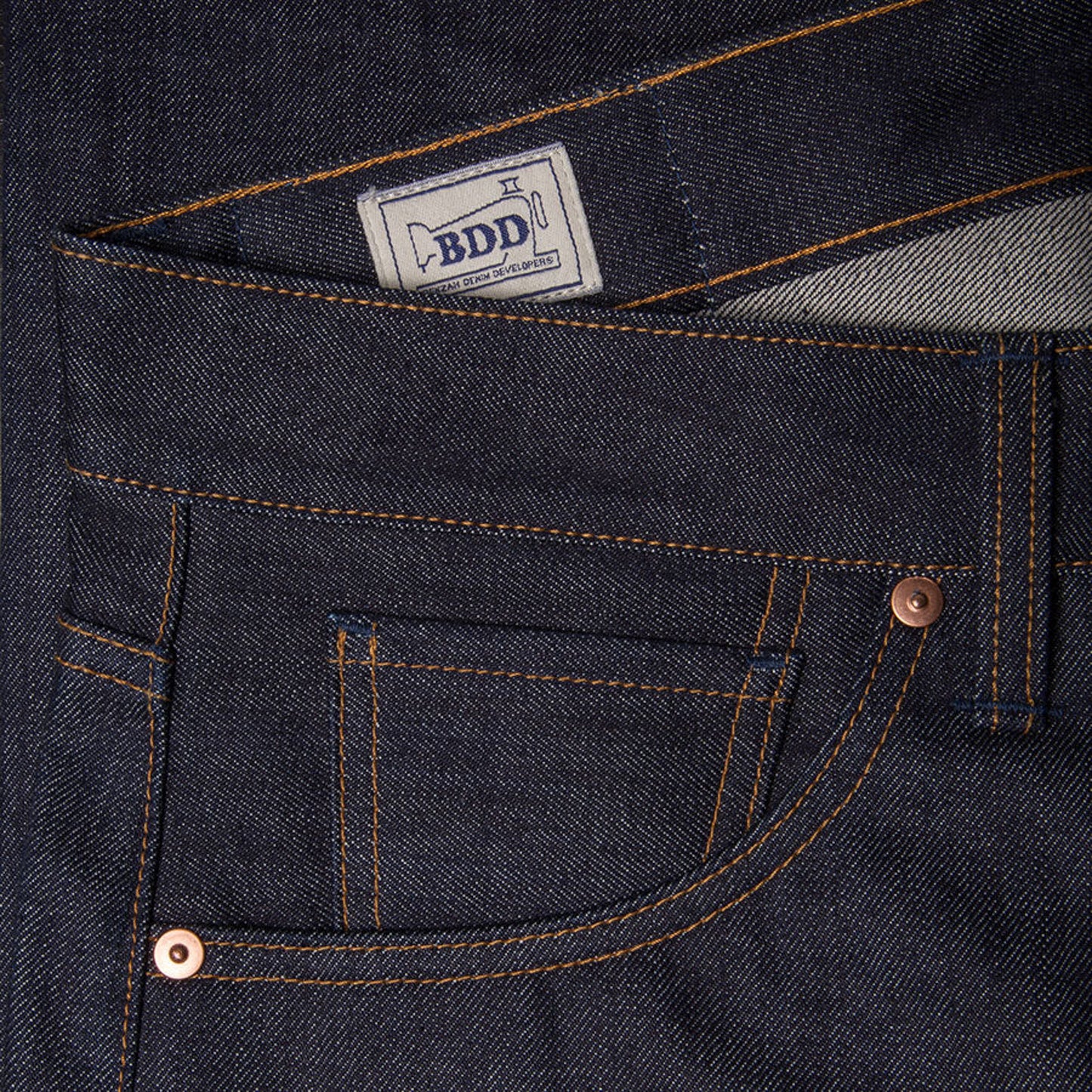 B-01 Slim - Special #2 15oz. Vintage Indigo Selvedge