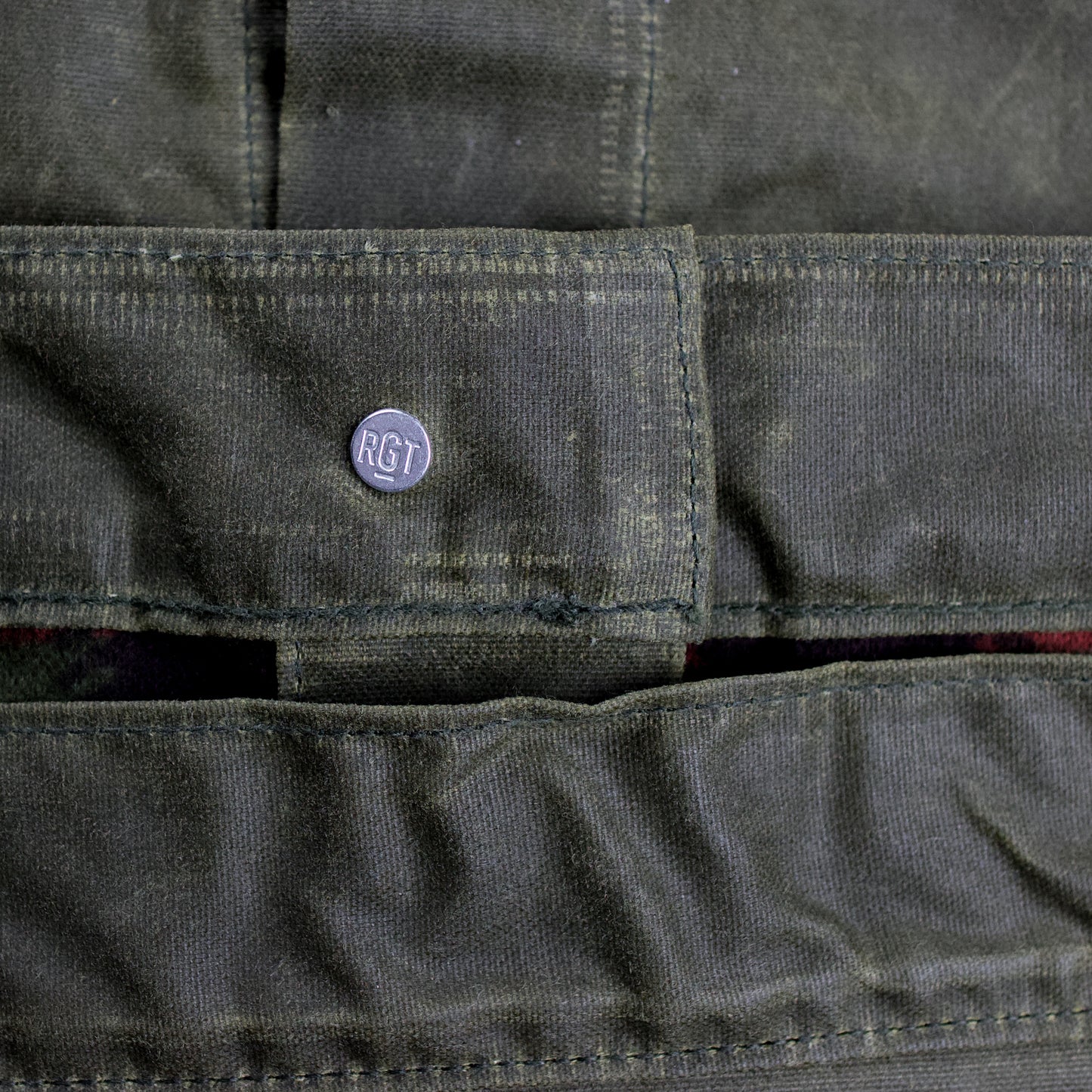 Supply Jacket Waxed Canvas- Lined Ridgeline - Hunter Green