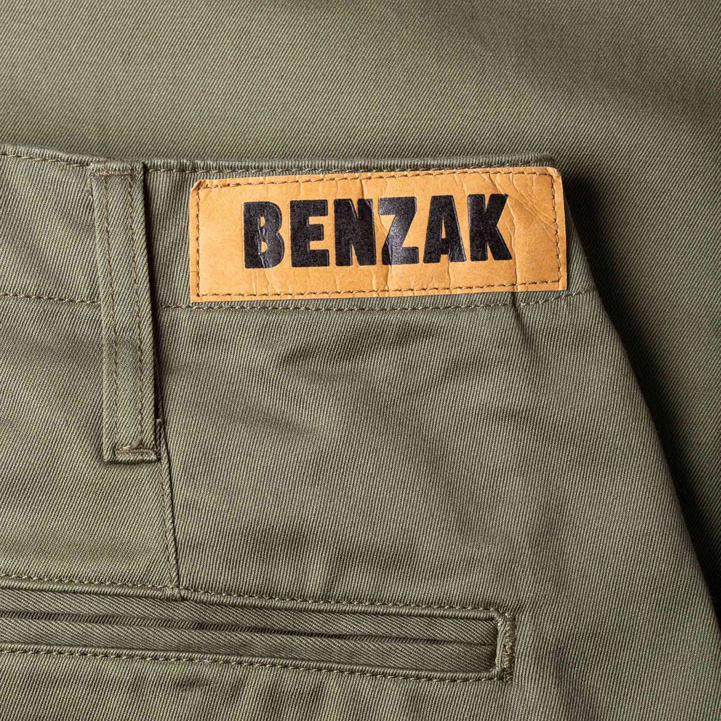 BC-04 Relaxed Chino - 8.5oz Aged Green Sateen Twill