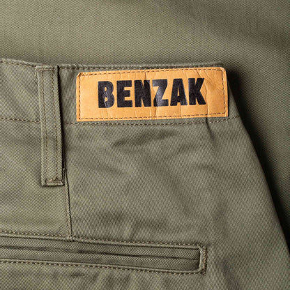BC-04 Relaxed Chino - 8.5oz Aged Green Sateen Twill