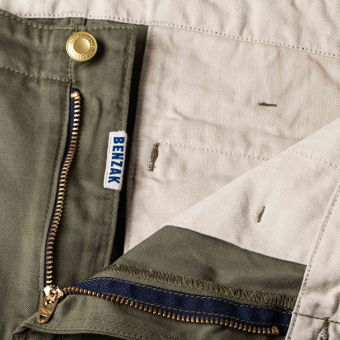 BC-04 Relaxed Chino - 8.5oz Aged Green Sateen Twill