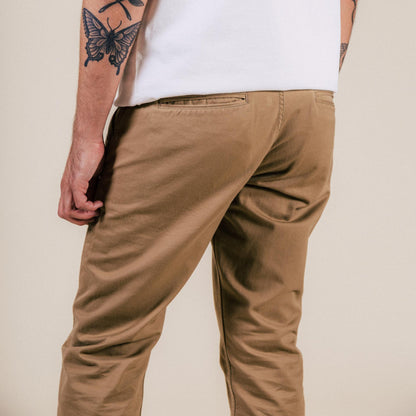BC-04 Relaxed Chino - 8.5oz Bronze Brown Sateen Twill