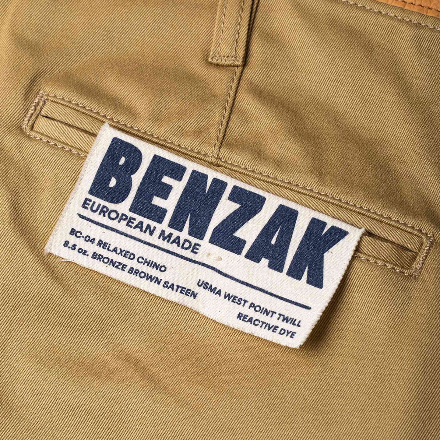 BC-04 Relaxed Chino - 8.5oz Bronze Brown Sateen Twill