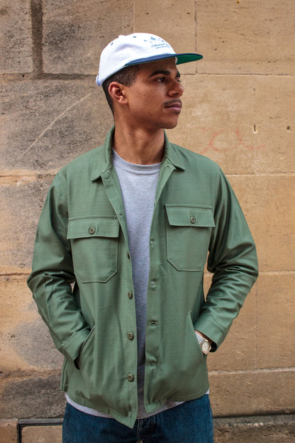 BWS-03 Military Overshirt - 10oz Army Green