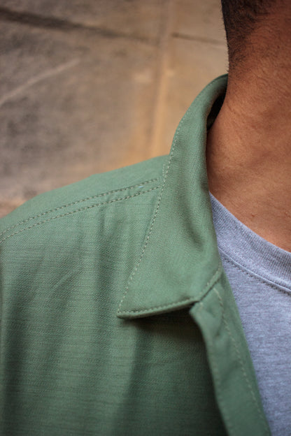 BWS-03 Military Overshirt - 10oz Army Green