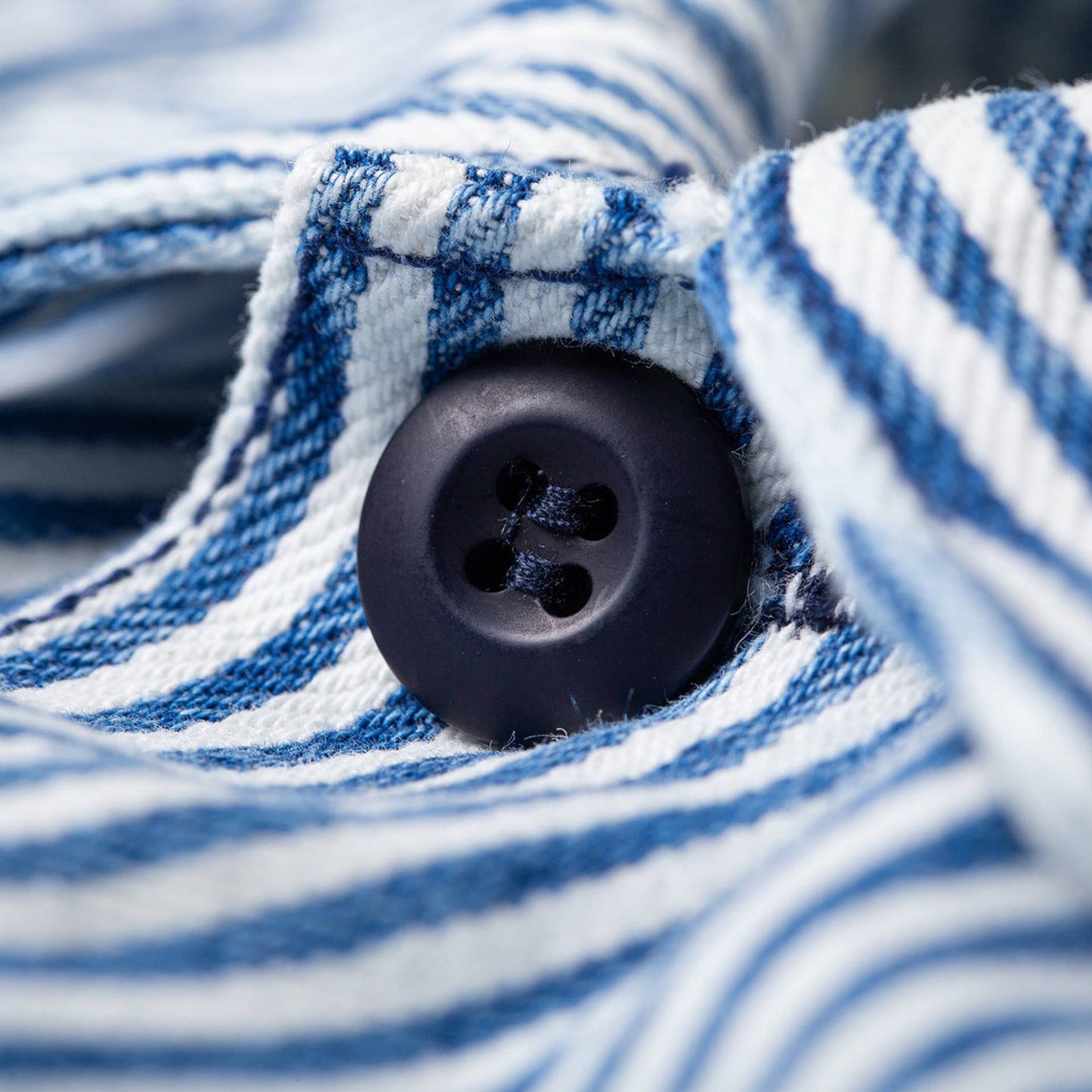 BWS-03 Military Overshirt - 12.7oz Hickory Stripe