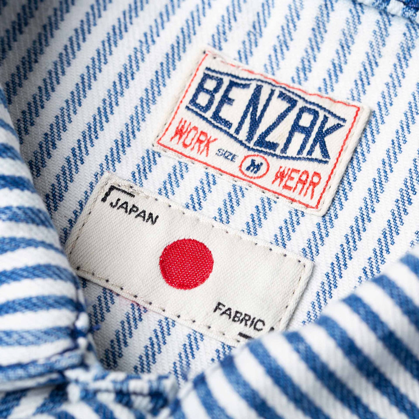 BWS-03 Military Overshirt - 12.7oz Hickory Stripe