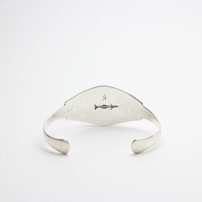 Bracelet Touareg Silver - White Agate