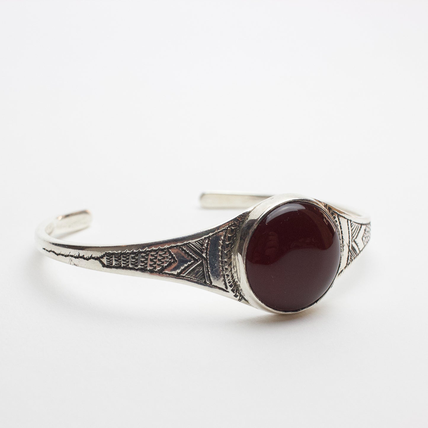 Bracelet Touareg Silver - Red Agate