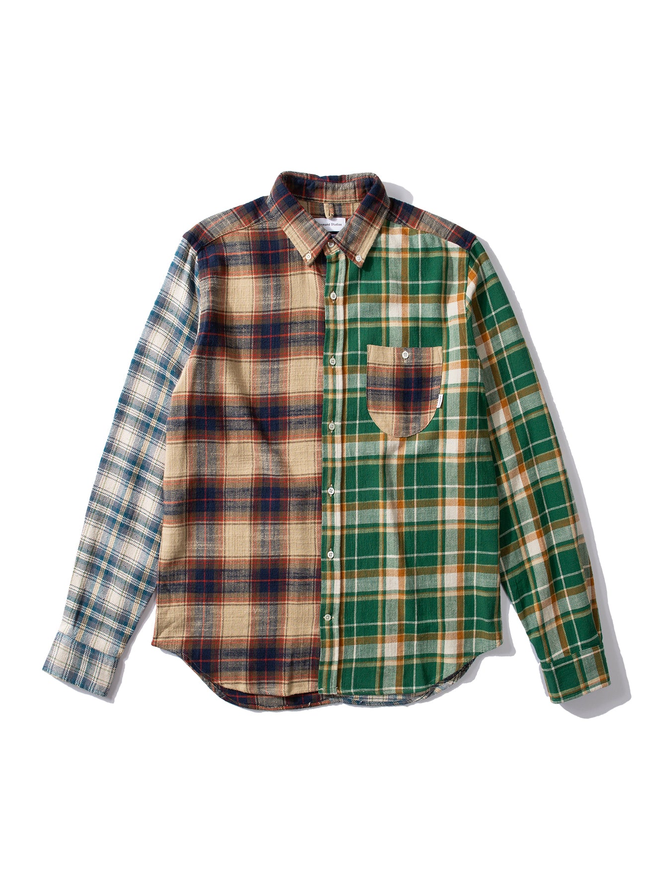 Check Block Shirt - Green