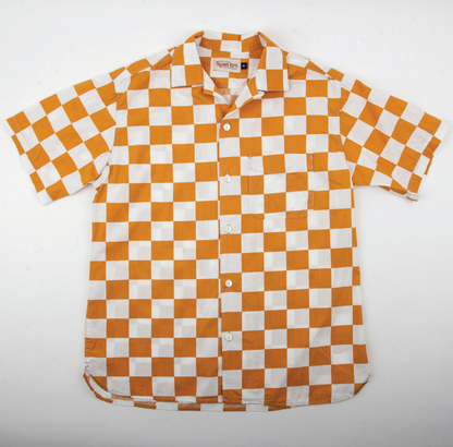 Hawaiian Check Shirt - Mustard