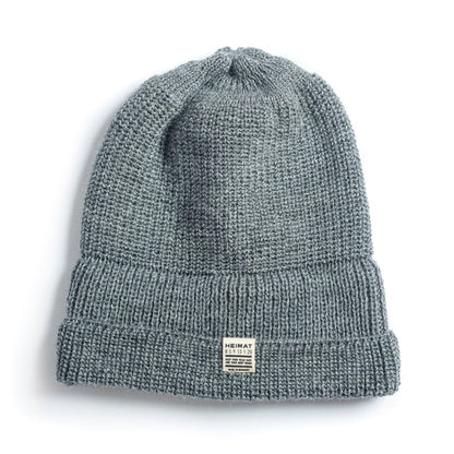 Mechanic Beanie Virgin Wool - Battleship Grey