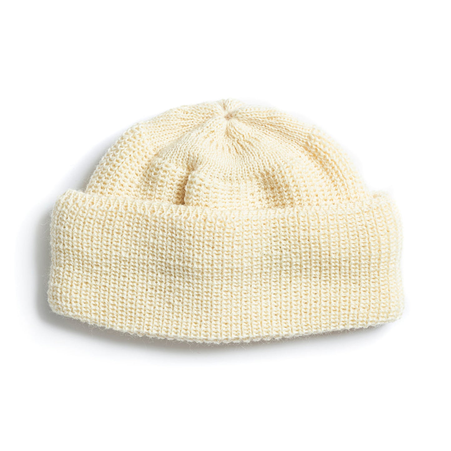 Mechanic Beanie Virgin Wool - Seashell Ecru