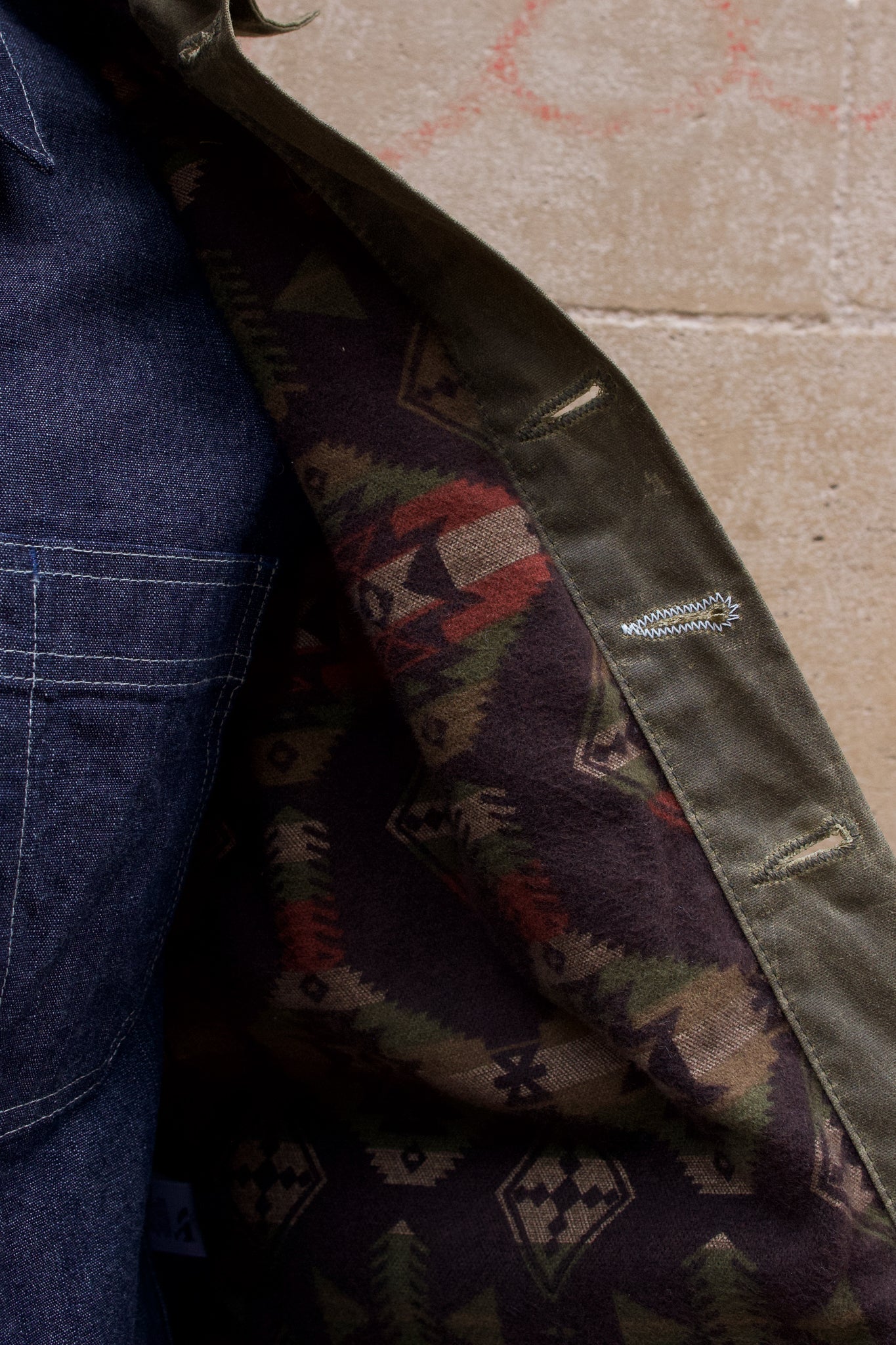 Supply Jacket Waxed Canvas- Lined Ridgeline - Hunter Green